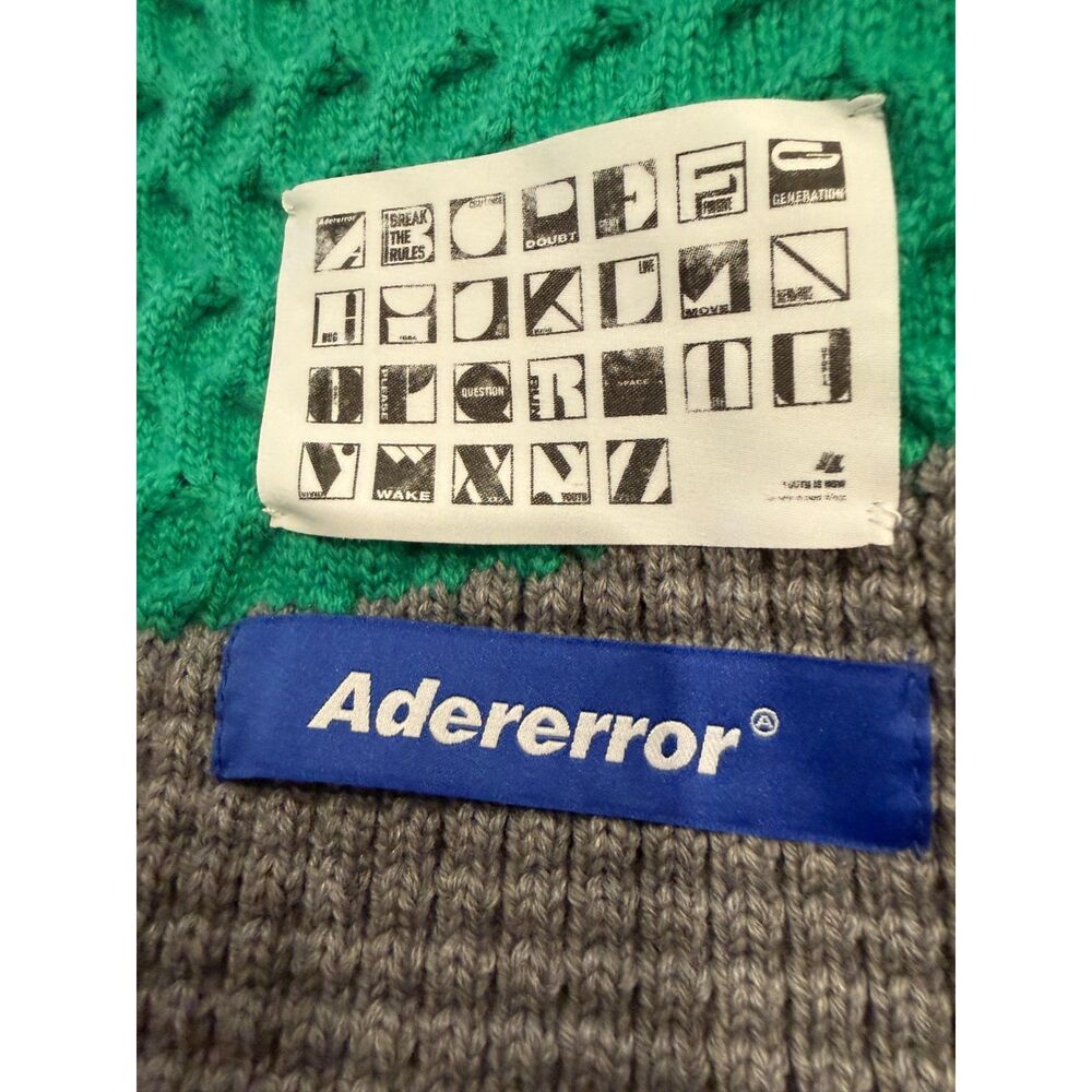 NWT Ader Error x Zara Blue Patchwork Colorblock S… - image 2